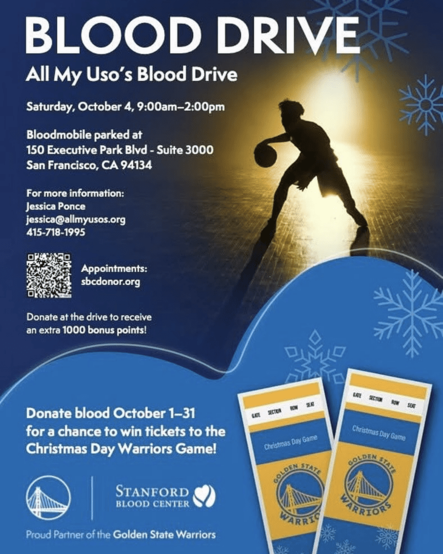 Dramatic basketball silhouette advertising blood drive