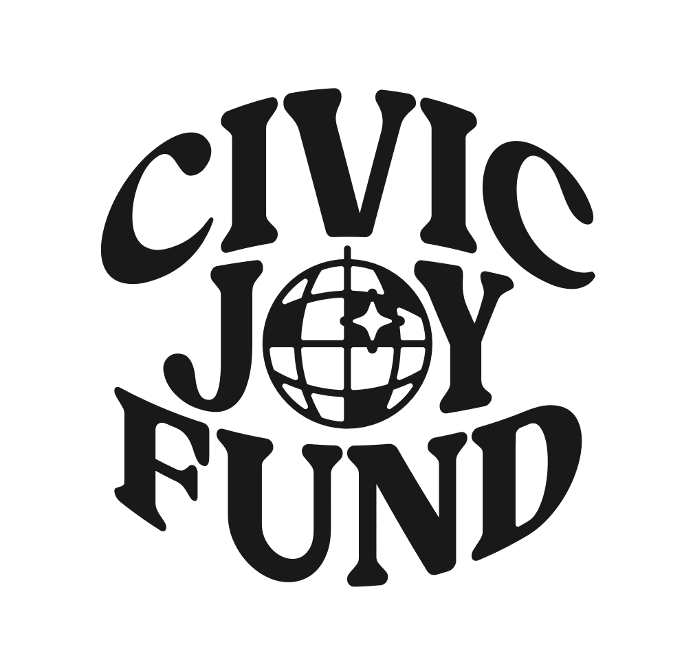 Civic Joy Fund logo with globe